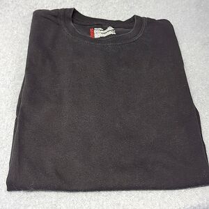 Hanes BLK Tshirt Lg.